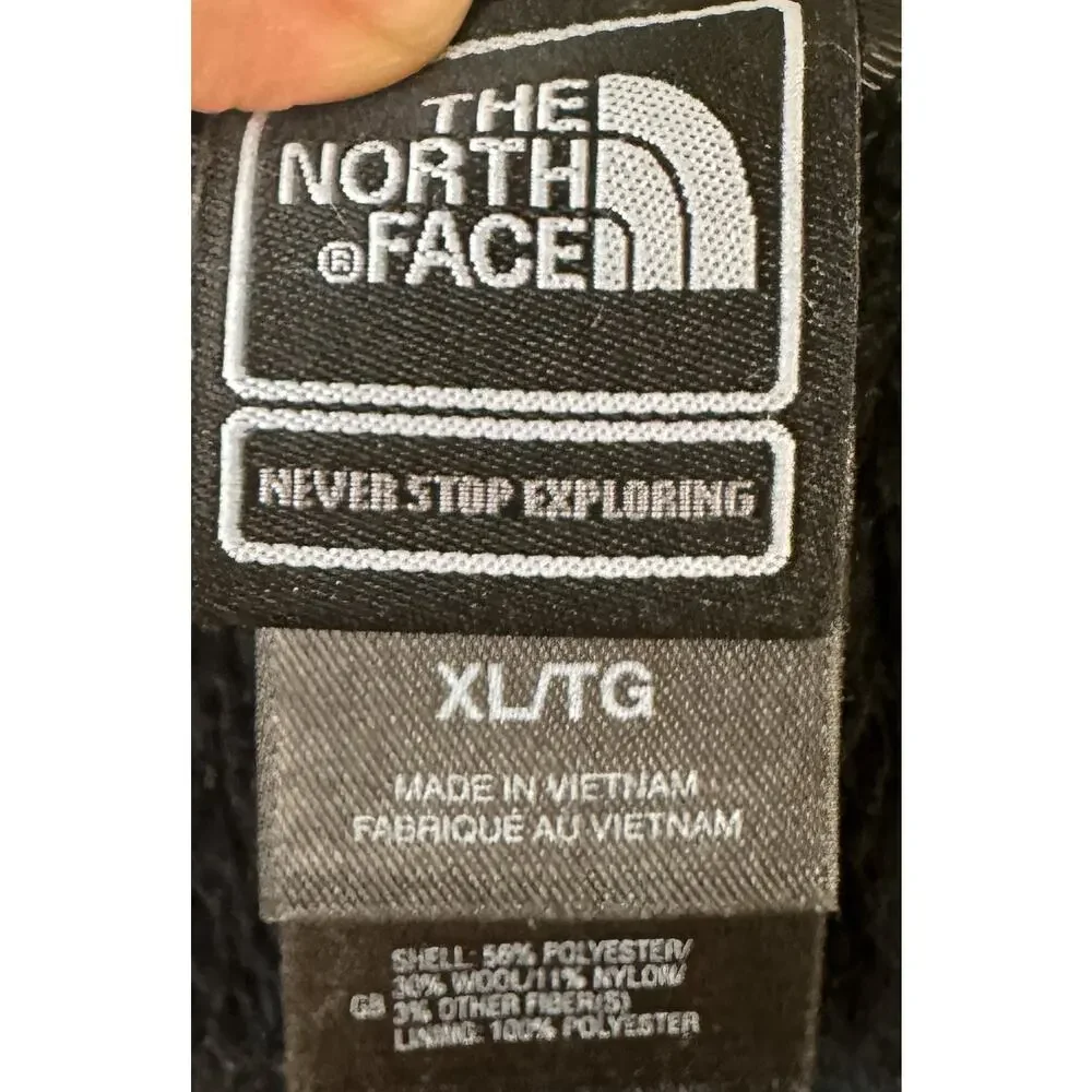 The North Face Black Full Zip Fleece Jacket XL Men’s Classic Logo